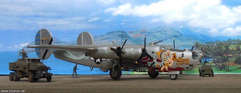 GMC CCKW-353 Gasoline Tank Truck, Consolidated B24J Liberator The Dragon and his Tail