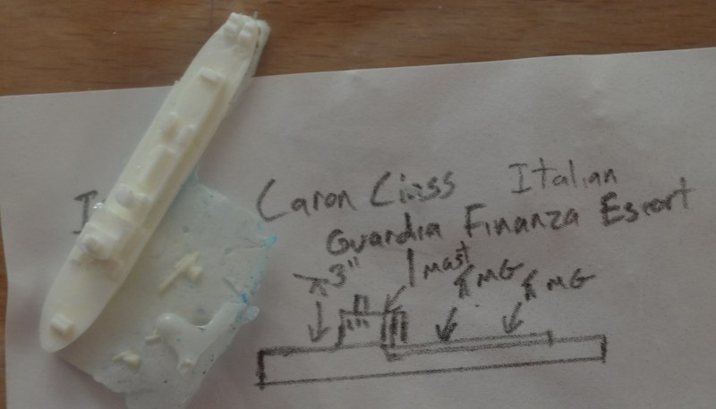 Caron class coastal escort