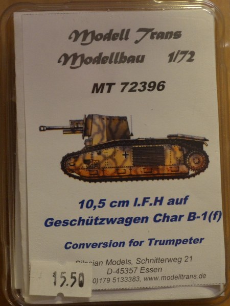 Pz 10,5 cm leFH auf Geschützwagen Char B-1(f) ex 740(f) ex Char B.I bis