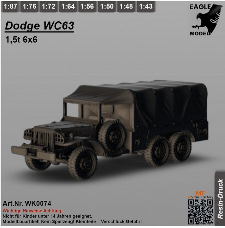 Dodge WC63 1,5t 6×6