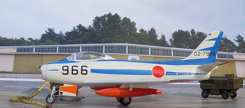 North American F86F-40NA Sabre Blue Impulse