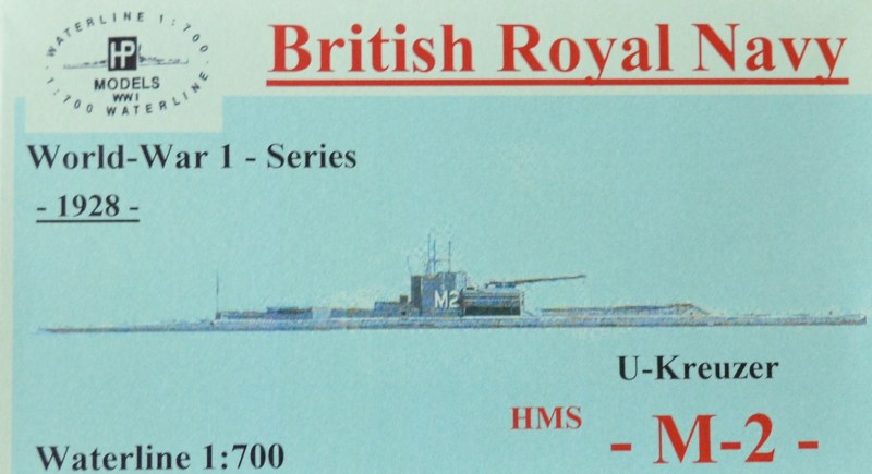 HMS M-2 Subcruiser w/aircraft 1916