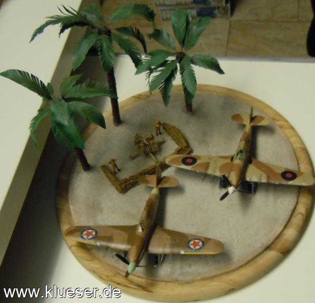Hurricane IIC der Yug.Sqn I und von Zimmo eine der 336.Greek Sqn