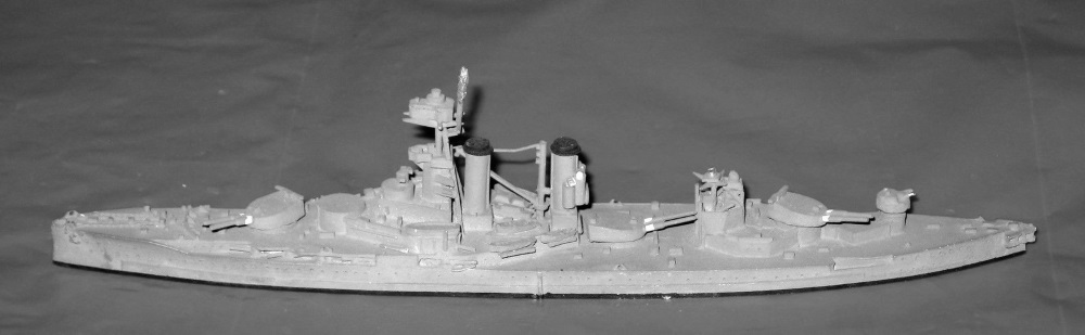 In the 30s as Gunnery Training ship. 1/1250 by Argonaut.