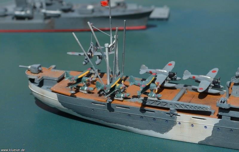 Kimikawa Maru, Mitsubishi F1M2 Pete 1/700, Aichi E13A1 Jake Type Zero 1/700