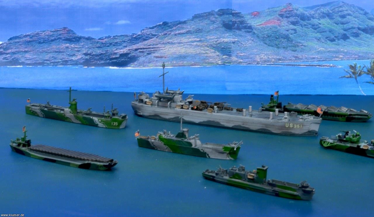 LCI, LCI(L) 1-350 Landungsboote, LCT, LCT(R), LSM, USS LST-351, USS Ward APD-16 ex DD-139