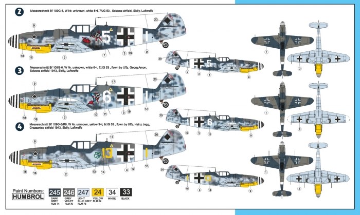 Messerschmitt Me109G6 JG53 Limited