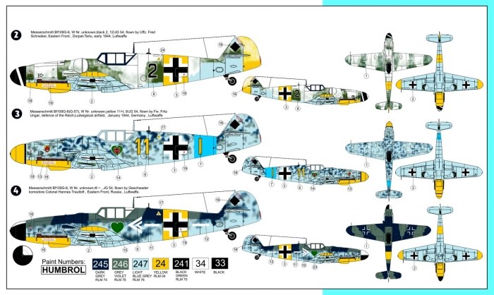 Messerschmitt Me109G6 JG54 Limited