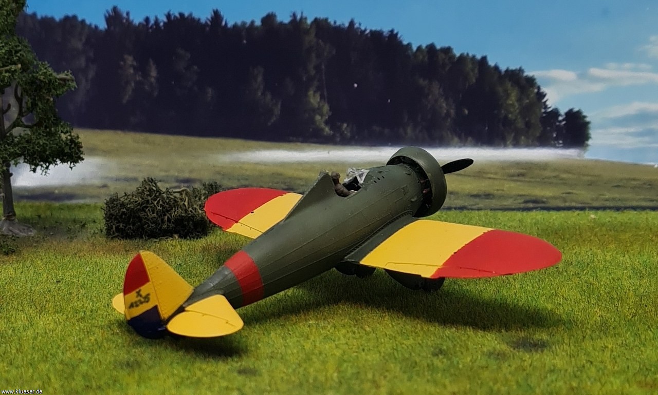 Boeing P26 Peashooter, Spanien 1936