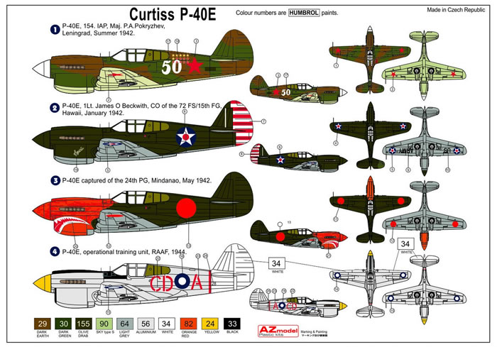 Curtiss P40E Warhawk