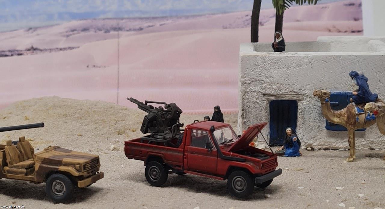 Toyota Mid East War Pickup + ZPU-2, Toyota Pickup + ZPU-2, Toyota Pickup + ZPU-1, ZPU-2