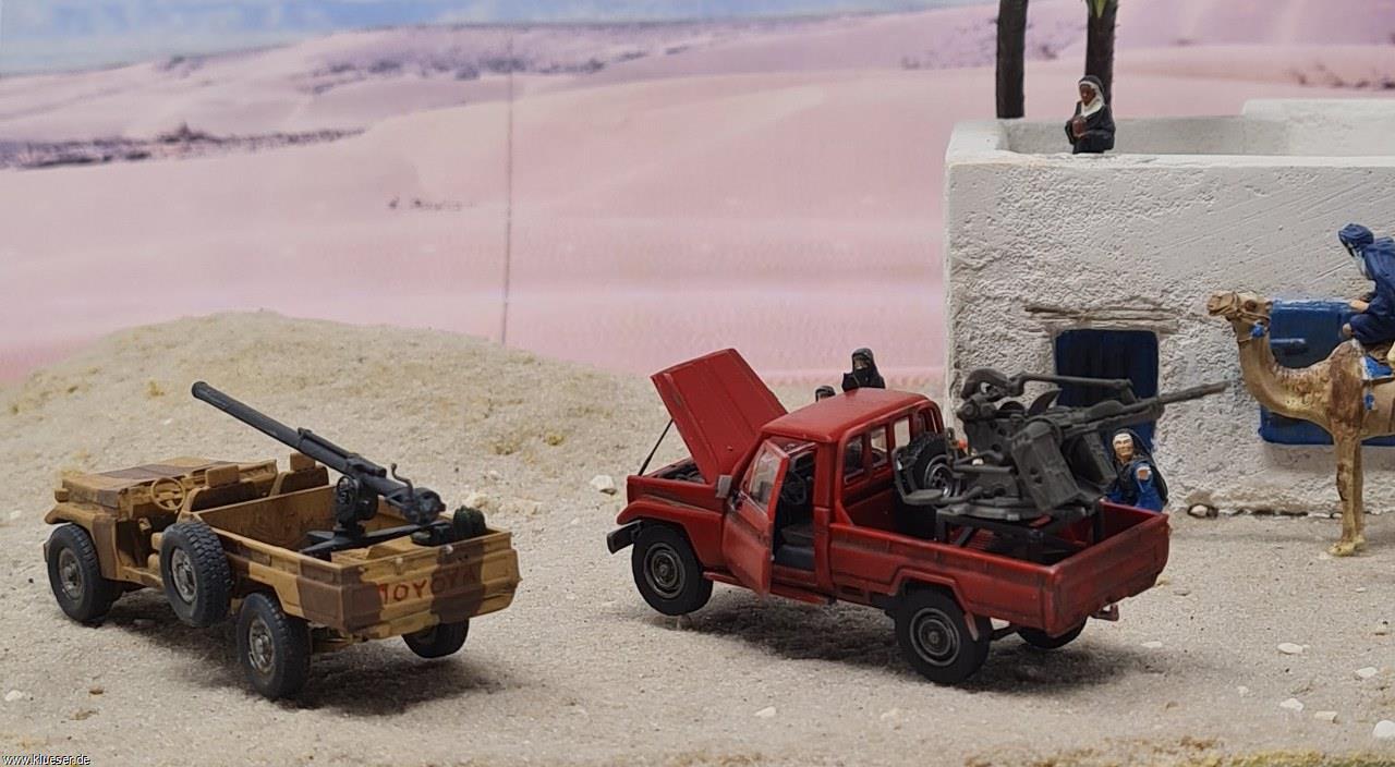 Toyota Pickup + ZPU-2, Toyota Pickup + ZPU-1