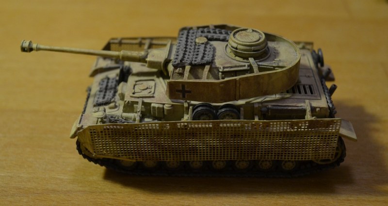 PzKpfw IV J mit Maschendrahtschürzen