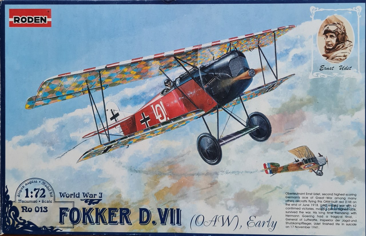 Fokker DVII OAW früh, Ernst Udet "Du doch nicht"