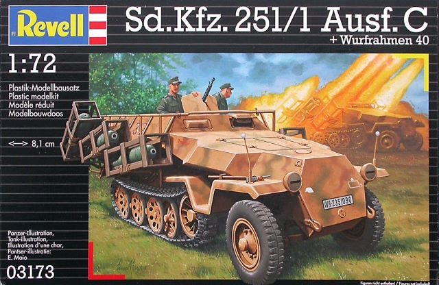 Sd.Kfz. 251/1 C mit Wurfrahmen 40