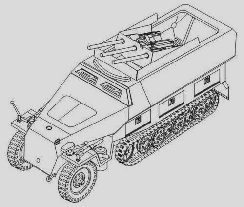 Sd.Kfz. 251/21 Flak-Drilling "Uhu"