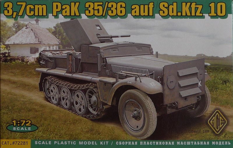 Sdkfz 10 gepanzert, mit 37 mm Pak 35/36