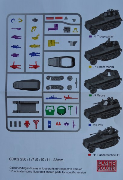 Sd.Kfz. 250 A Varianten, Sd.Kfz. 250 A Varianten