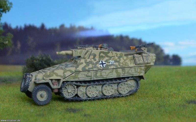 Sd.Kfz. 251/9 D mit Kanone 51 7,5cm L/24, Mg42