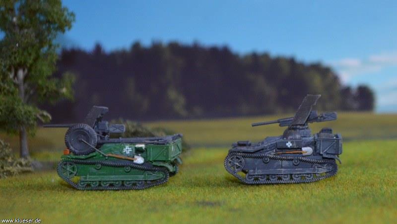UE 630(f) Schlepper mit Pak 36 improvisiert, UE 630(f) mit Pak 36 spät