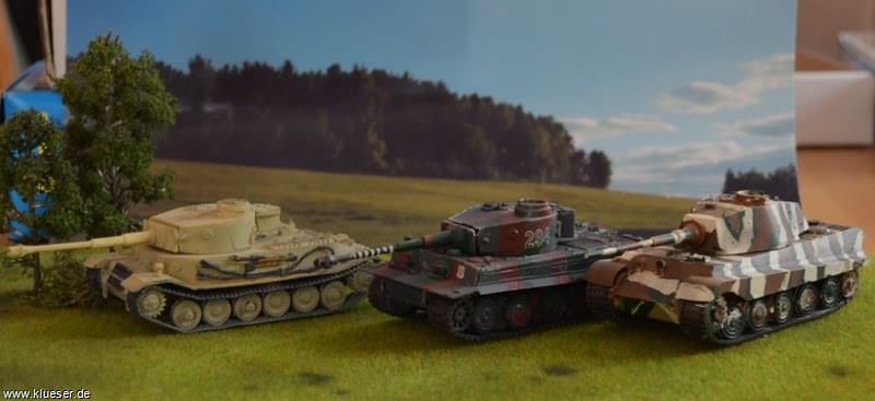 PzKpfw  VI Tiger I, PzKpfw VI Königstiger, VK4501(P) Porsche Tiger