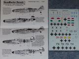 Messerschmitt Me 109 Decals Augsbug Eagles 2