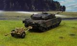 A British Challenger towing a WW2 75mm German PaK 40, captured in Drvar, Bosnia, 1996.