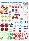 Hawker Hurricane Decals Printscale