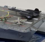 Lockheed SR71 1/700 Package, USS Intrepid CV-11 w/ angle deck 1972, Me262A 1/700