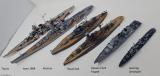 Hessen F221, HMS Royal Oak, Tirpitz 1944, USS Arizona BB-39, USS Gearing DD-710, USS Iowa 1984