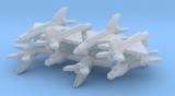 MiG21 Fishbed x8 1/700, MiG21 Fishbed x8 1/700 unfertig