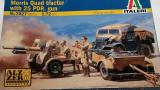 Morris C8 Quad + 25 pdr gun Mk1-2 carriage, Ordnance QF 25-pounder (87.6 mm), Morris C8 Quad
