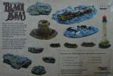 Black Seas Scenery Pack, Black Seas Scenery: Sunk 1st rate, Black Seas Scenery: Sunk 3rd rate, Black Seas Scenery: Martello Tower, Black Seas Scenery: Leuchtturm, Black Seas Scenery: Gun emplacements, rock islands