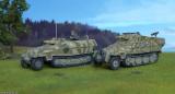 Sd.Kfz. 251/9 A mit KwK 37 L/24 7,5cm, Sd.Kfz. 251/9 D mit Kanone 51 7,5cm L/24, Mg42